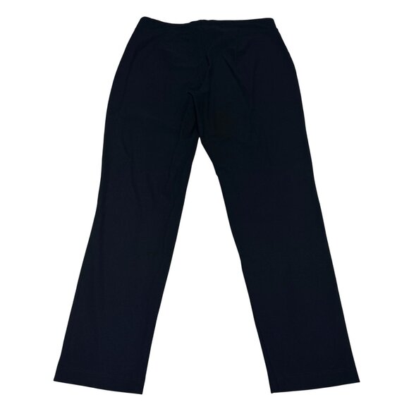 Eileen Fisher Petite Black Stretch Slim Leg Ankle Pull On Pants USA, Size PS - Picture 2 of 10